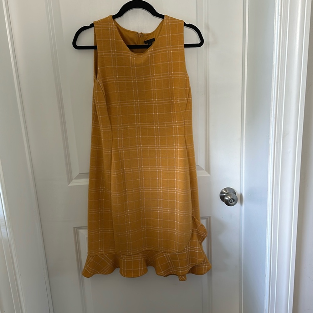 Ann Taylor Mustard dress